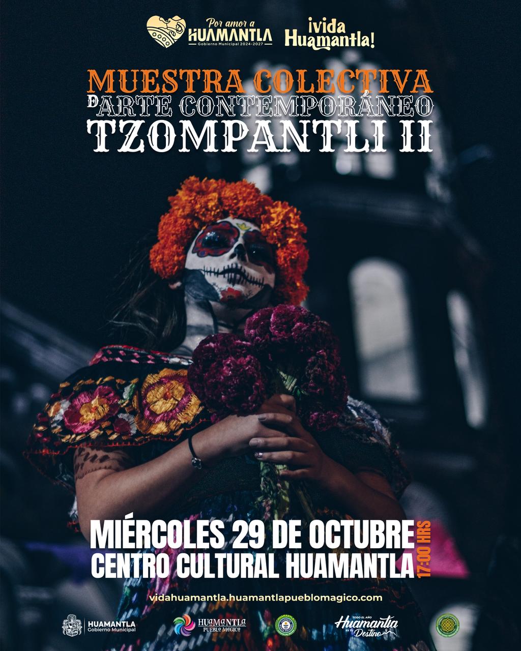 Invita el Ayuntamiento de Huamantla a la Muestra Colectiva de Arte Contemporáneo 'Tzompantli II'